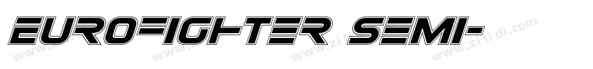 Eurofighter Semi字体转换